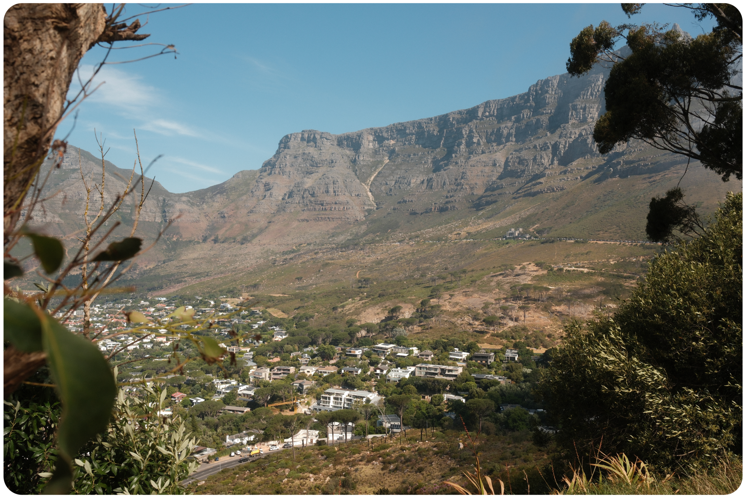 Tafelberg bij Kaapstad in Zuid-Afrika